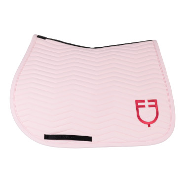 Gestepte Equestro springdeken Wave in technische stof Ballerina / kamperfoelie Roze