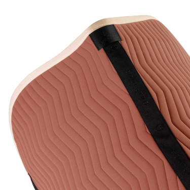 Gestepte Equestro springdeken Wave in technische stof Redwood / antiek wit Rood