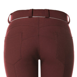 Pantalon Flags & Cup Push up femme Bordeaux Pantalon Flags & Cup Push up femme Bordeaux
