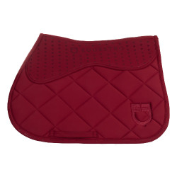 Tapis de saut Equestro Silica Plus Grenade Rose