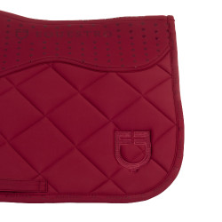 Tapis de saut Equestro Silica Plus Grenade Rose