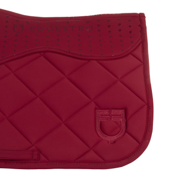 Tapis de saut Equestro Silica Plus Grenade Rose