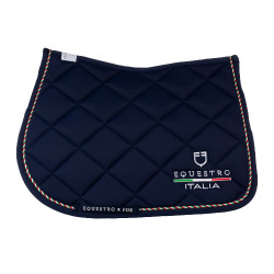 Tapis de saut Equestro x FISE avec liseré drapeau italien