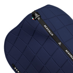 Tapis de selle CSO Acavallo Sublime en tissu technique à carreaux Marine Bleu marine Tapis de selle CSO Acavallo Sublime en tissu technique à carreaux Marine Bleu marine