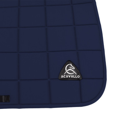 Tapis de selle CSO Acavallo Sublime en tissu technique à carreaux Marine Bleu marine Tapis de selle CSO Acavallo Sublime en tissu technique à carreaux Marine Bleu marine