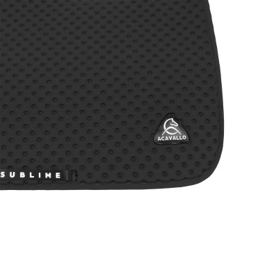 Tapis de selle CSO Acavallo Sublime en tissu technique à pois Noir Tapis de selle CSO Acavallo Sublime en tissu technique à pois Noir