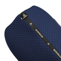 Tapis de selle CSO Acavallo Sublime en tissu technique à pois Marine Bleu marine Tapis de selle CSO Acavallo Sublime en tissu technique à pois Marine Bleu marine