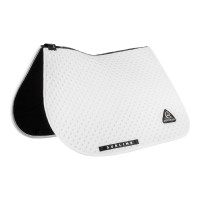 Tapis de selle CSO Acavallo Sublime en tissu technique à pois Blanc Tapis de selle CSO Acavallo Sublime en tissu technique à pois Blanc