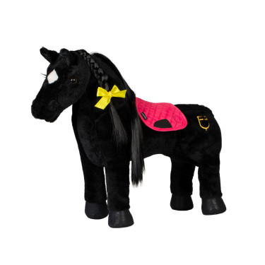 Equestro zadeldekje voor speelgoedpaard Fuchsia Roze