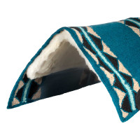 Tapis western Burioni wool show offer Bleu