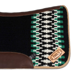 Tapis western Pool’s classique Noir / blanc / vert