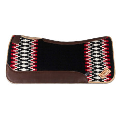 Tapis western Pool’s classique Noir / blanc / rouge