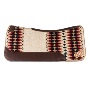 Pool’s contoured westernpad Beige / rood