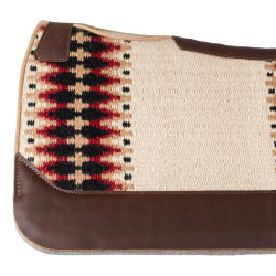 Tapis western Pool’s contoured Beige / rouge