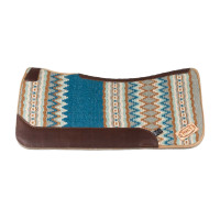 Tapis western Pool’s contoured Beige / bleu clair