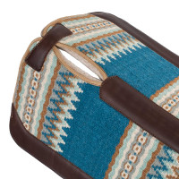Pool’s contoured westernpad Beige / lichtblauw