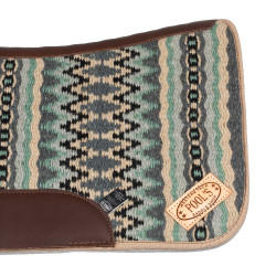 Tapis western Pool’s contoured Vert clair / gris