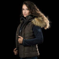 Bodywarmer SM IMATRA Flags & Cup Taupe Bruin