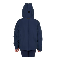 Uniseks kinderjas Equestro waterdicht en winddicht in nylon Marineblazer Marineblauw