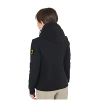 Veste enfant unisexe Equestro imperméable et coupe-vent en nylon Marine blazer Bleu marine