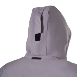 Veste homme Equestro imperméable et coupe-vent en nylon Gris givré Veste homme Equestro imperméable et coupe-vent en nylon Gris givré