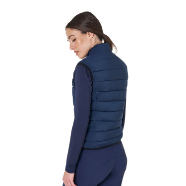 Veste sans manches femme Equestro en nylon Marine blazer Bleu marine