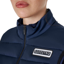 Dames bodywarmer Equestro in nylon Marineblazer Marineblauw