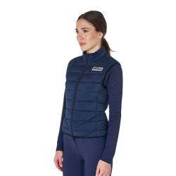 Veste sans manches femme Equestro en nylon Marine blazer Bleu marine