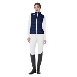Dames bodywarmer Equestro x FISE slim fit Marineblazer Marineblauw