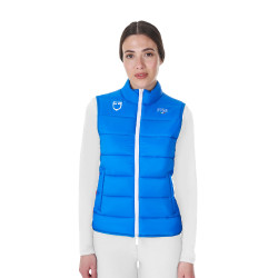 Dames bodywarmer Equestro x FISE slim fit Blauw van Savoye Dames bodywarmer Equestro x FISE slim fit Blauw van Savoye