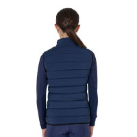 Veste sans manches fille Equestro en nylon technique Marine blazer Bleu marine