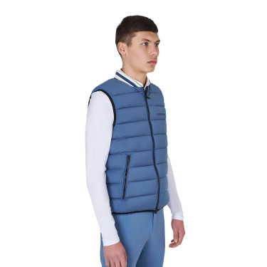 Veste sans manches homme Equestro en nylon Bering sea Bleu Veste sans manches homme Equestro en nylon Bering sea Bleu