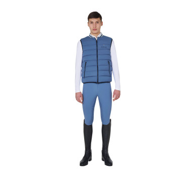 Heren bodywarmer Equestro in nylon Beringzee Blauw
