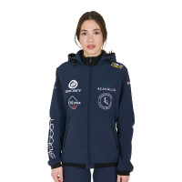 Veste Softshell Equestro New Style Multilogo Marine blazer Bleu marine Veste Softshell Equestro New Style Multilogo Marine blazer Bleu marine