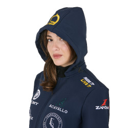 Veste Softshell Equestro New Style Multilogo Marine blazer Bleu marine Veste Softshell Equestro New Style Multilogo Marine blazer Bleu marine