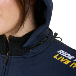 Veste Softshell Equestro New Style Multilogo Marine blazer Bleu marine Veste Softshell Equestro New Style Multilogo Marine blazer Bleu marine