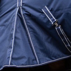 Imperial Riding Basic paddockdeken met afneembare hals 400 g Marine Marineblauw