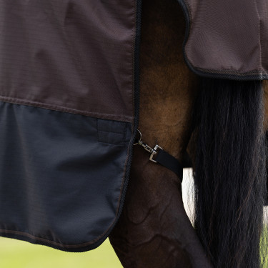 Couverture de paddock HV Polo Essential 0gr 600D Bois Beige Couverture de paddock HV Polo Essential 0gr 600D Bois Beige