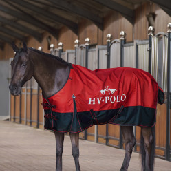 Couverture de paddock HV Polo Essential 100gr 600D Rose rouge