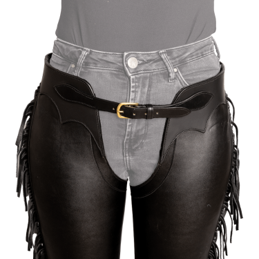 Chaps longue Dy'on en Cuir Artificiel avec Franges