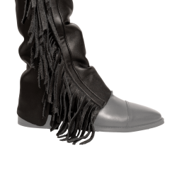 Chaps longue Dy'on en Cuir Artificiel avec Franges