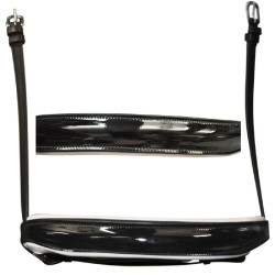 Dressuurneusriem breed Flags & Cup Bruin