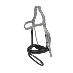 Muserolle medium tressée avec pull-back Dy'on Muserolle medium tressée avec pull-back Dy'on