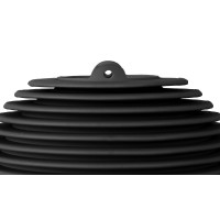 Beschermbal voor Longeerlijn & Muur Pro Grooming Deluxe van Kentucky in Rubber Grijs