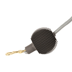 Beschermbal voor Longeerlijn & Muur Pro Grooming Deluxe van Kentucky in Rubber Grijs