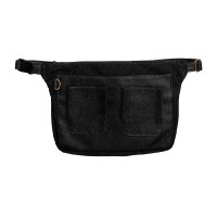 Sac Ceinture Grooming Deluxe by Kentucky Canvas pour Tresser Noir