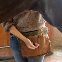 Sac Ceinture Grooming Deluxe by Kentucky Canvas pour Tresser Kaki Sac Ceinture Grooming Deluxe by Kentucky Canvas pour Tresser Kaki