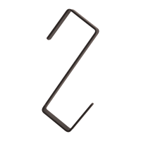 Haak voor dekenhouder Mat Grooming Deluxe van Kentucky Zwart