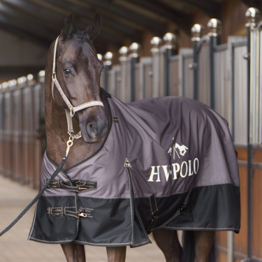 Couverture de paddock HV Polo Essential 200gr 600D Stone Gris Couverture de paddock HV Polo Essential 200gr 600D Stone Gris