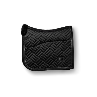 Dressuurdekje Equestrian Stockholm imitatie schapenvacht Crystal Zwart Dressuurdekje Equestrian Stockholm imitatie schapenvacht Crystal Zwart